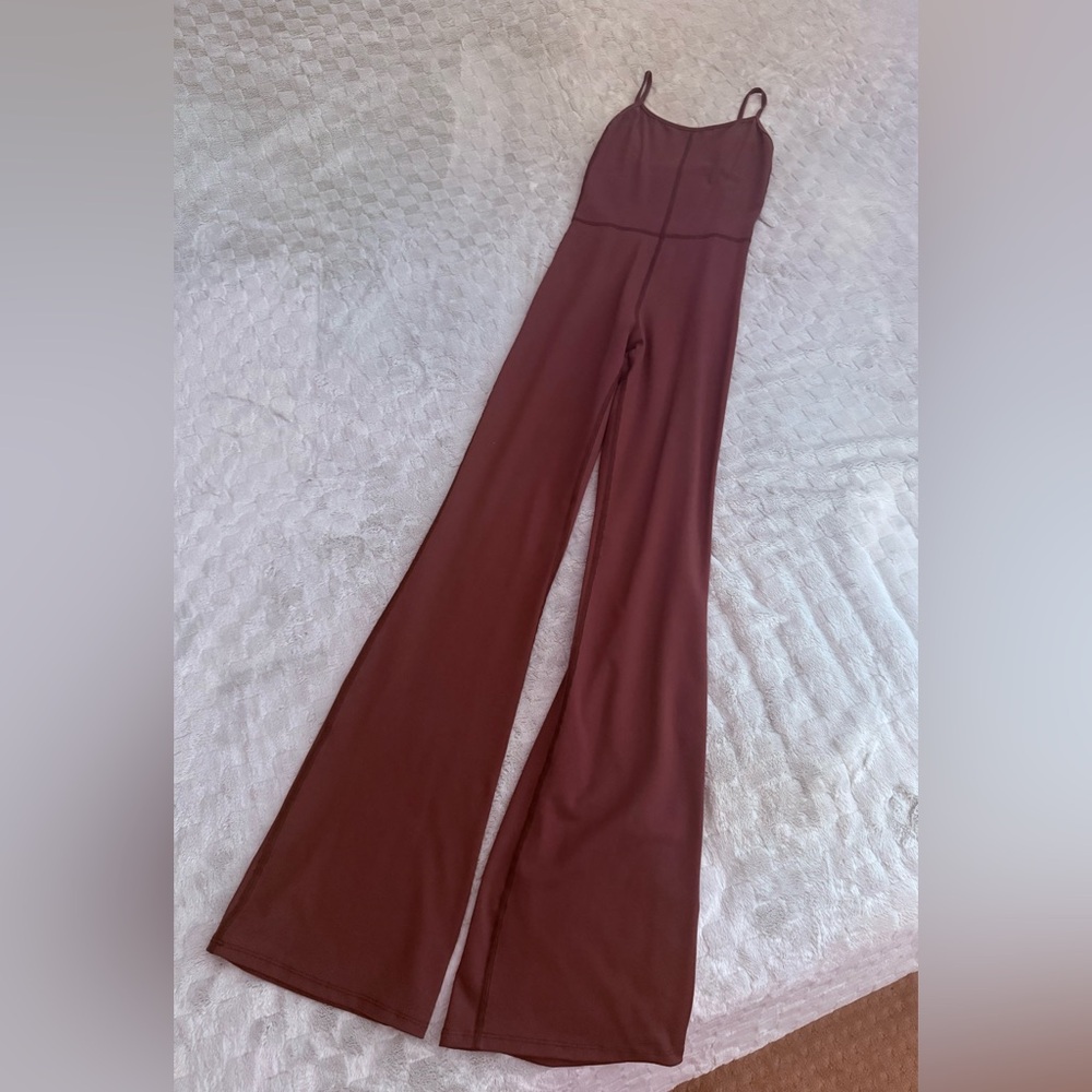Brown Women's Wide leg Jumpsuit